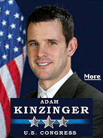 Adam Kinzinger is the owner of this plane, and he is running for Congress in Illinois. Click to see his campaign website.
